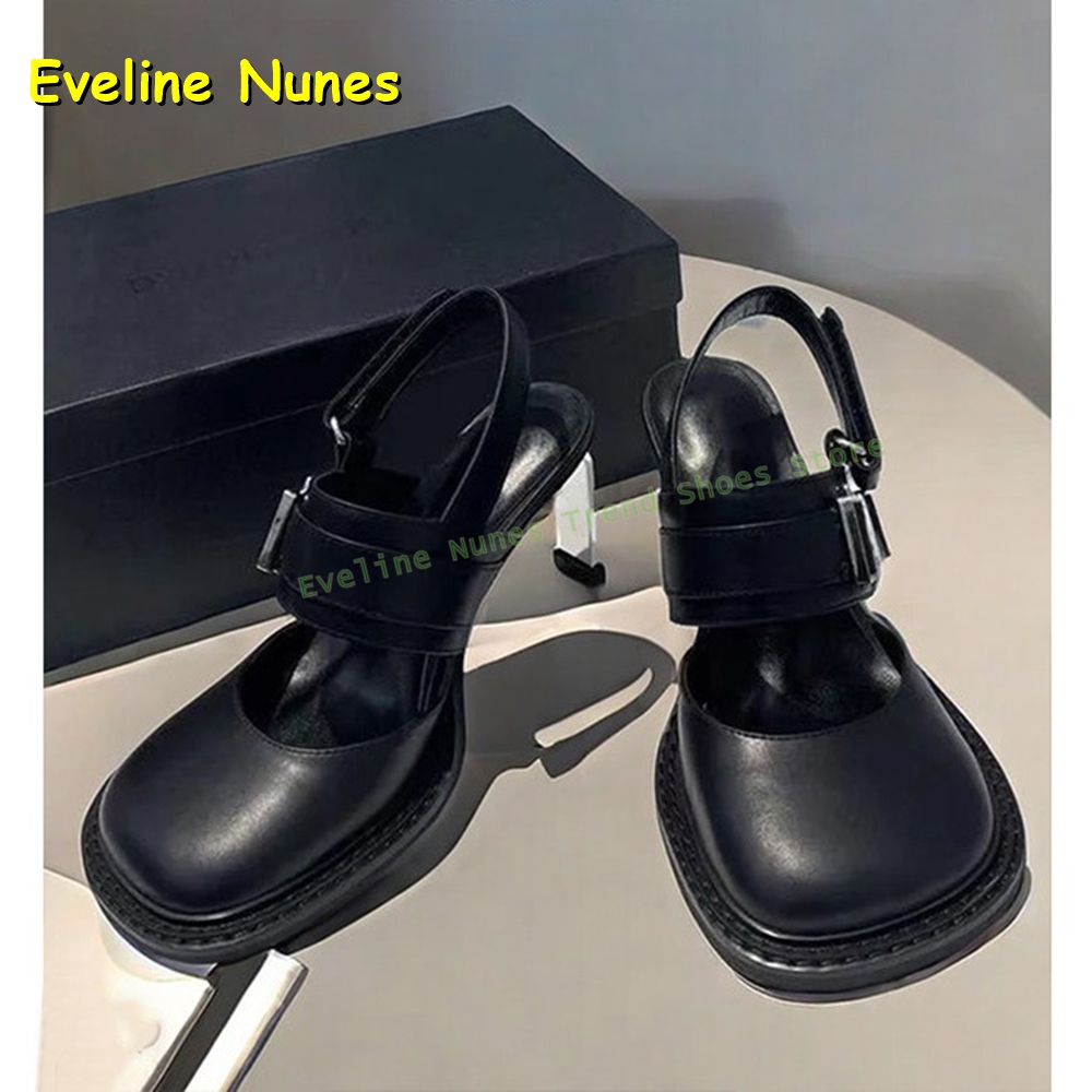 Sandals - Sandales Mary Jane noires à bout