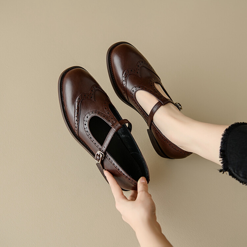 Women'S Shoes - Escarpins en cuir fendu pour femmes,